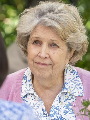 She is portrayed in the upcoming drama by Anne Reid, 88